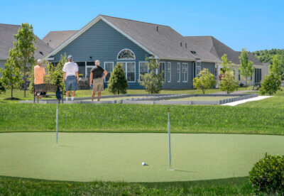 Putting Green and Lawn Game Area in West Brandywine
