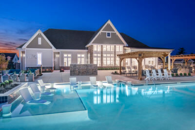 West Brandywine Clubhouse Pool and Spa Area