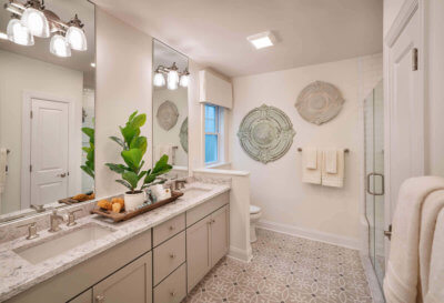 The Betsy Ross Model En Suite Bathroom from Traditions of America