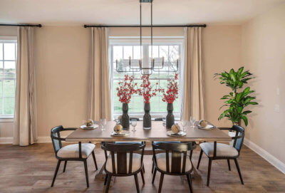 The Jefferson Model Dining Area from traditions of america