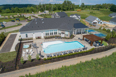 Richland Clubhouse with Pool and Sitting Area