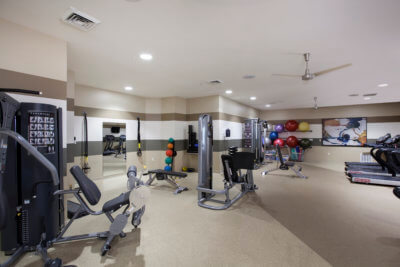 Silver Spring Clubhouse Fitness Center from traditions of america