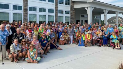 West Brandywine Residents Attending a large party at the clubhouse