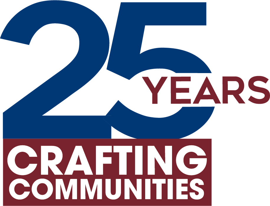 25 Years Crafting Communities Logo