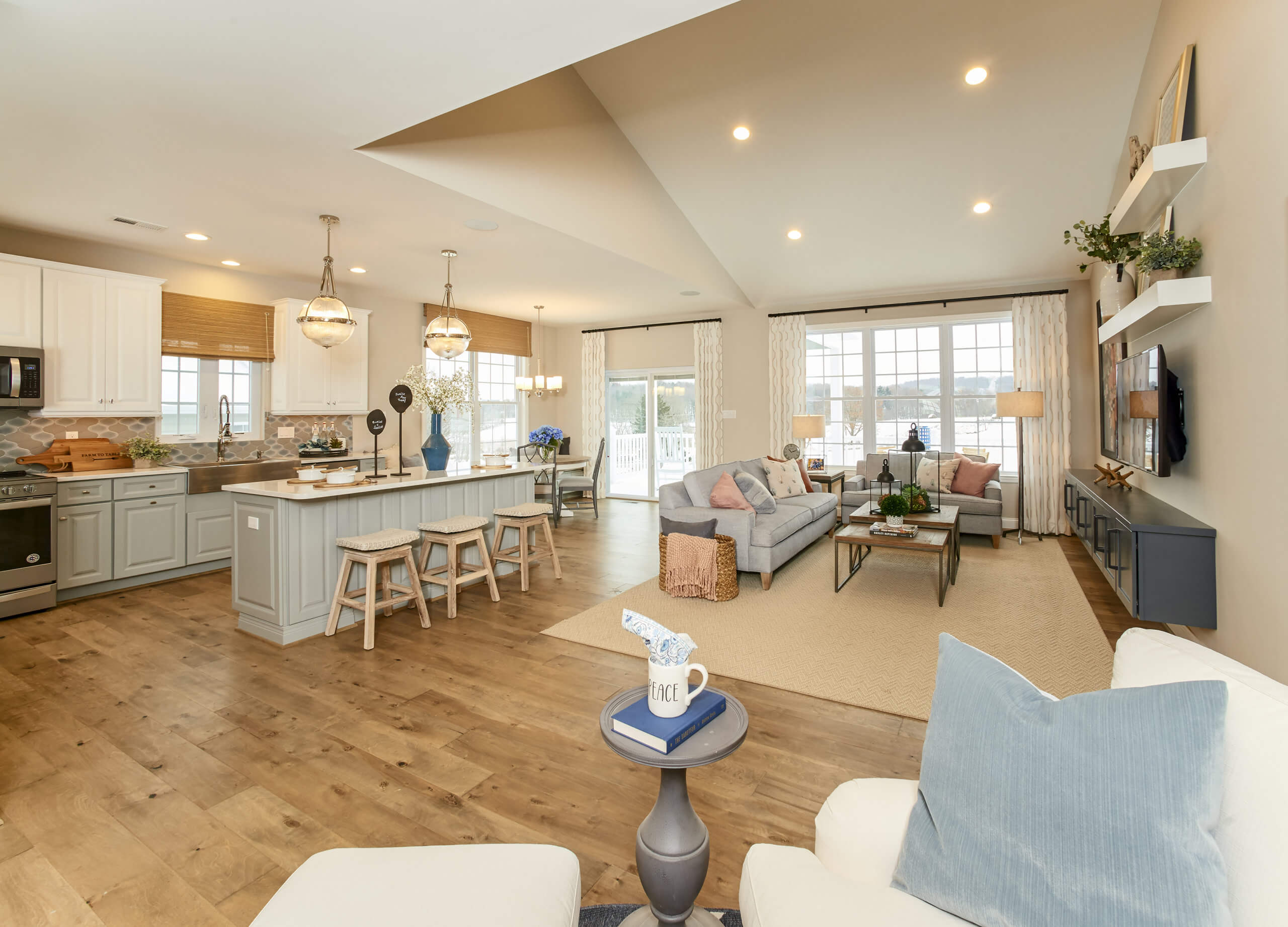 modern open floorpan