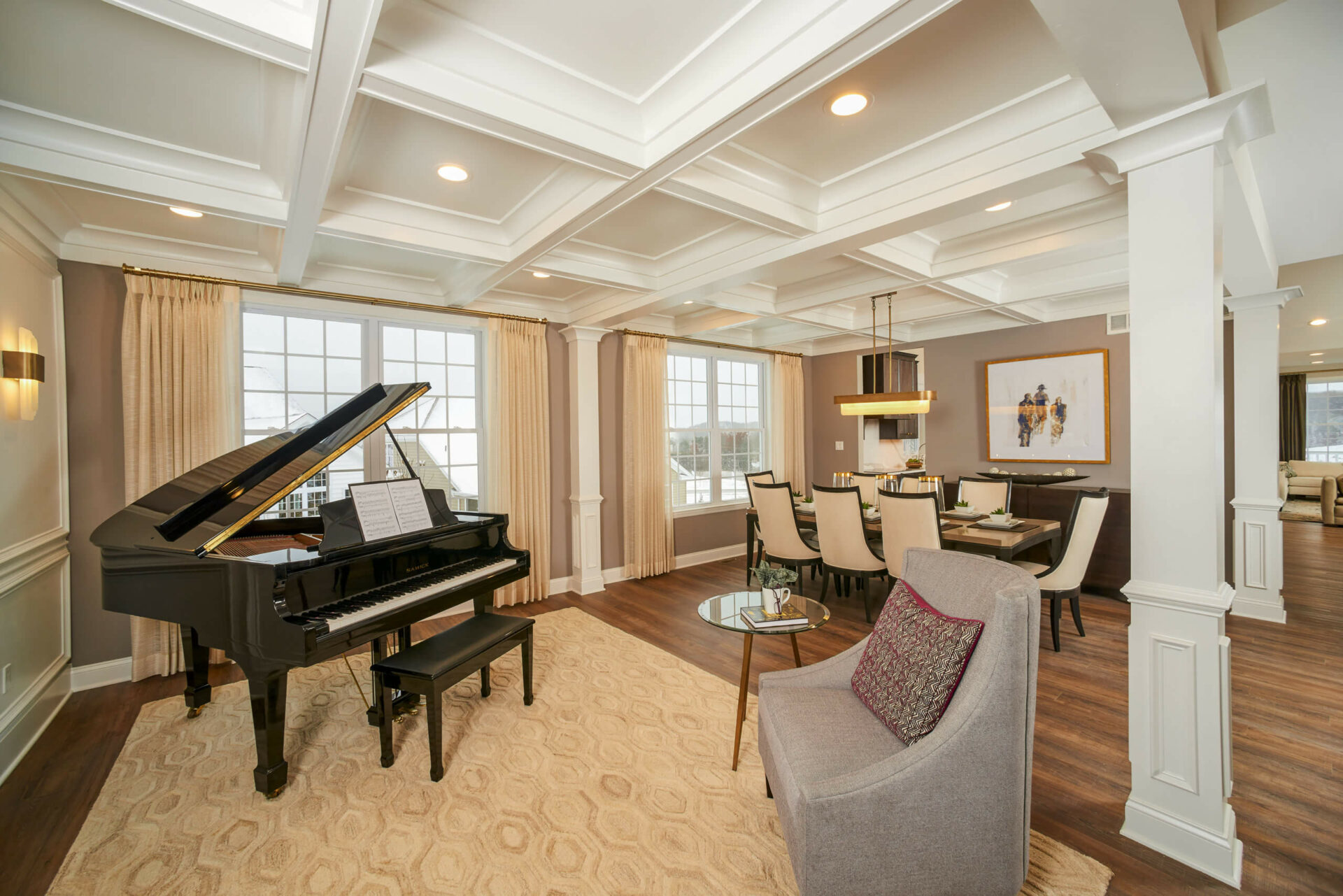  Clean lines and classic style are the focus of the fresh, new design style for The Hancock Model at Traditions of America