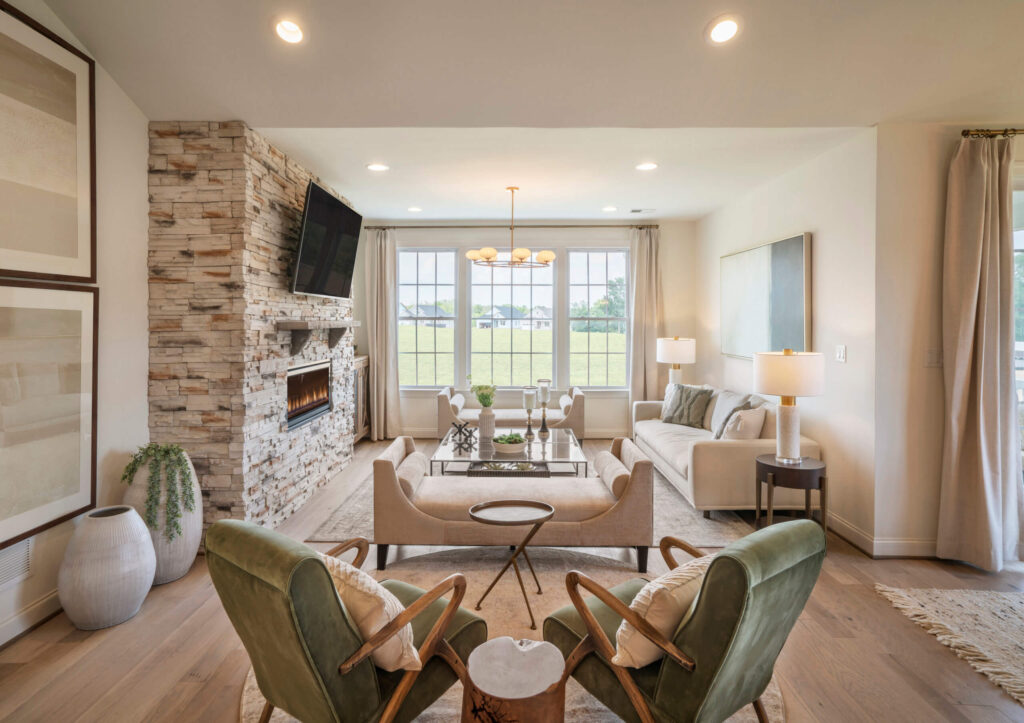 The Hancock Model Great Room from Traditions of america