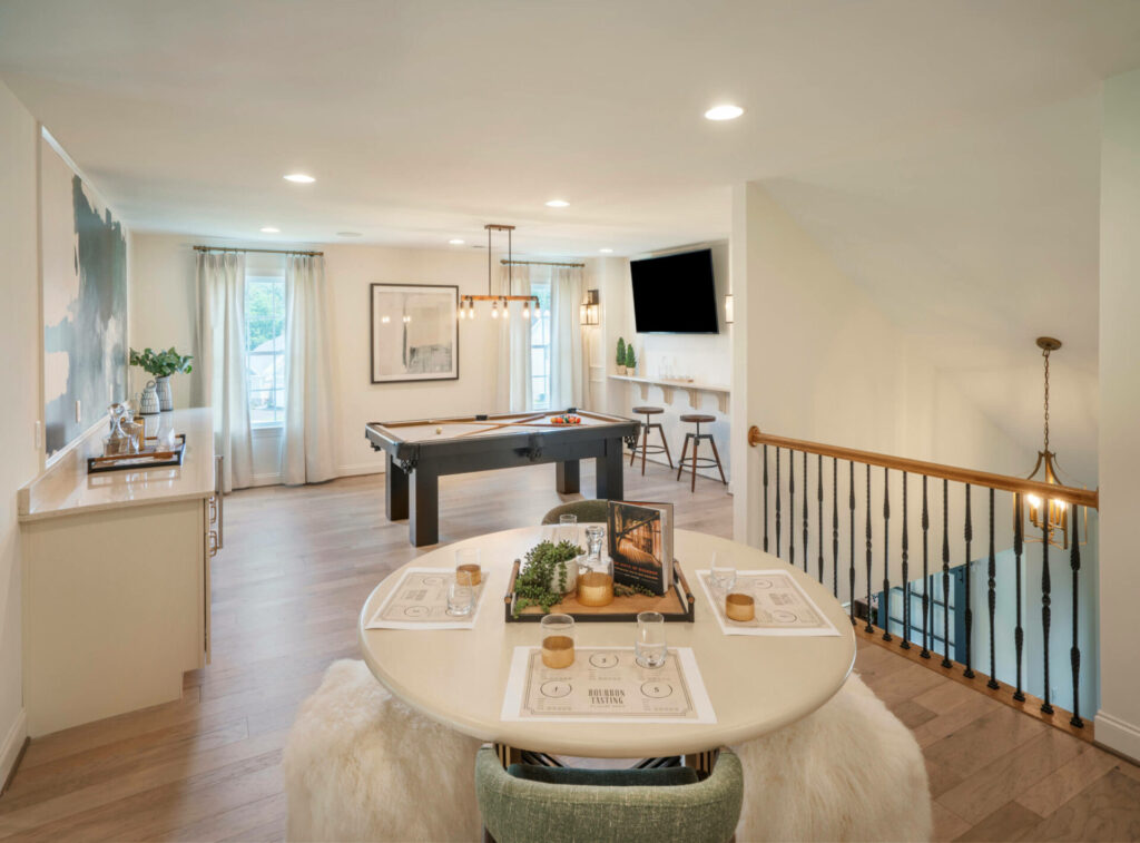 The Hancock Model Loft with Pool table from traditions of America