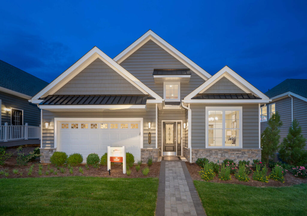 The Grant Model Front Elevation from Traditions of America