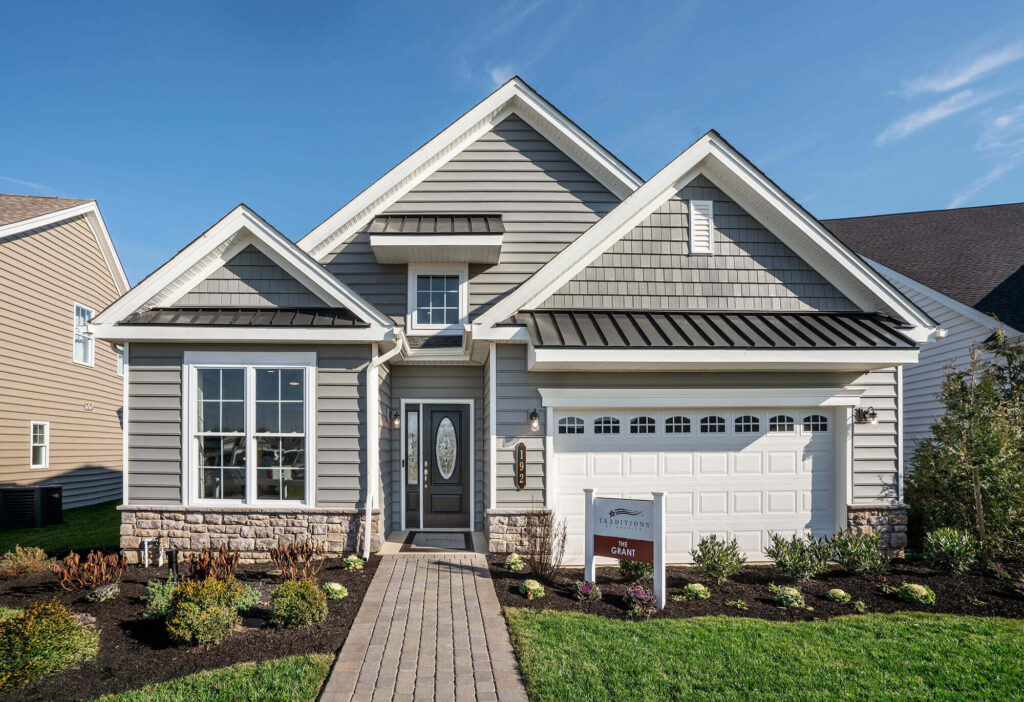 The Grant Model Front Elevation from traditions of America