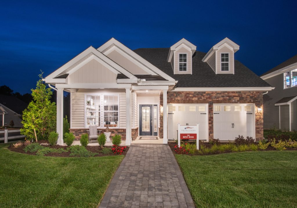 The Betsy Ross Model Front Elevation